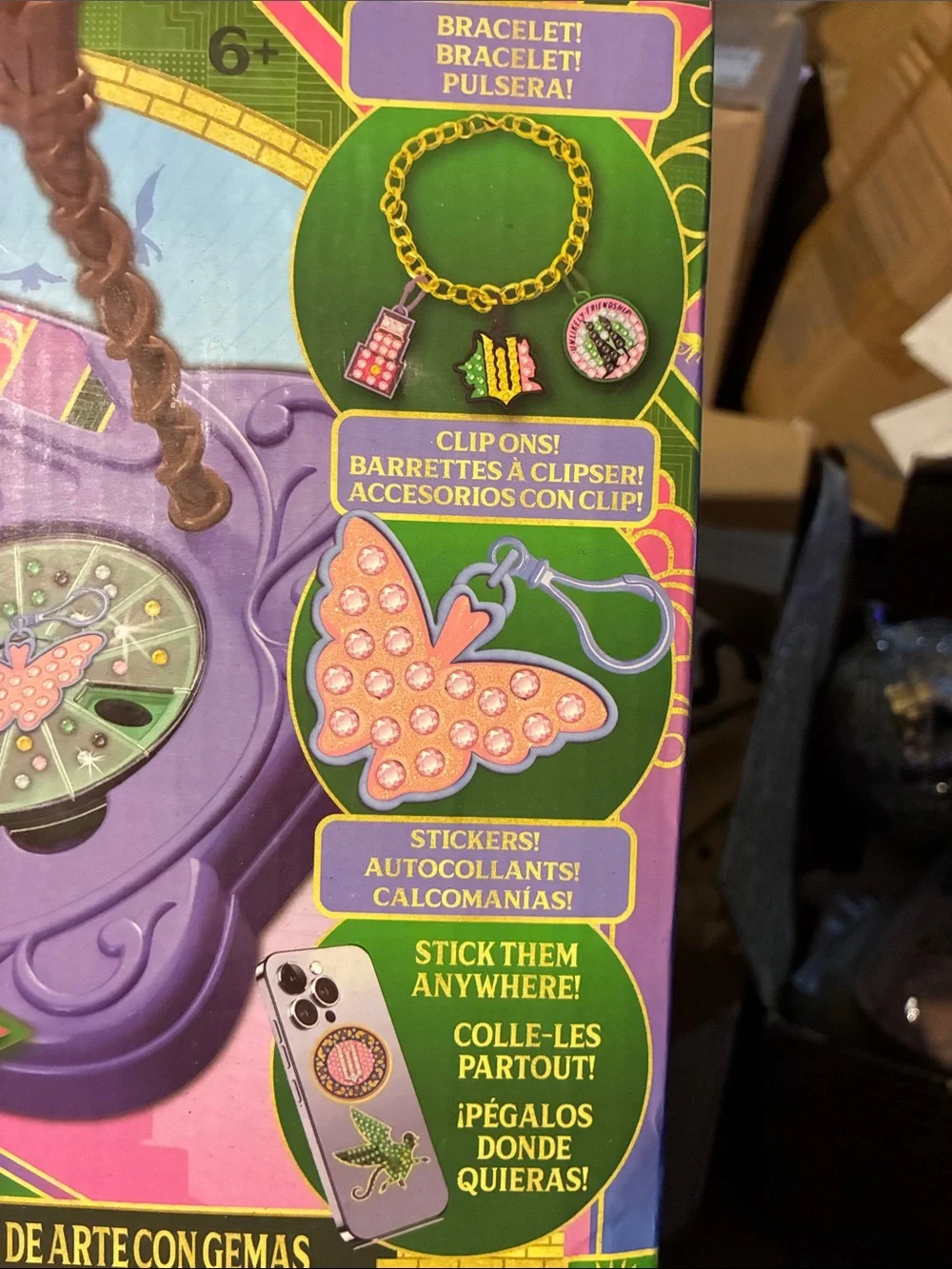 Wicked Purple Gem Art Studio Craft Kit for Kids